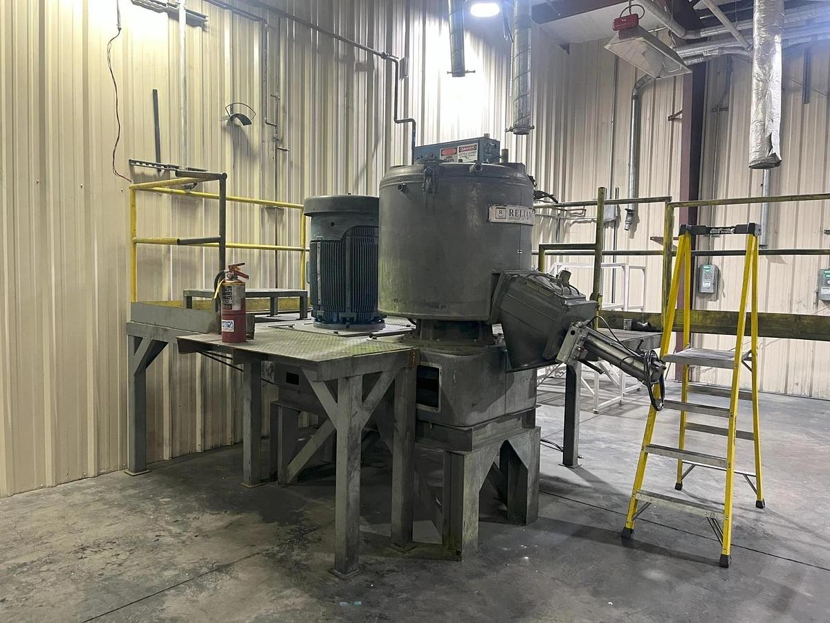 Used Reliance High Intensity Blender Rebuilt FM500 500 Liter Capacity 125 HP