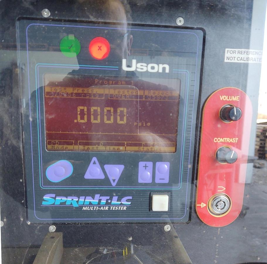 Used Uson Sprint LC  Multi-Air Leak Tester 0-6 PSIG With Enclosure and Manual TESTED