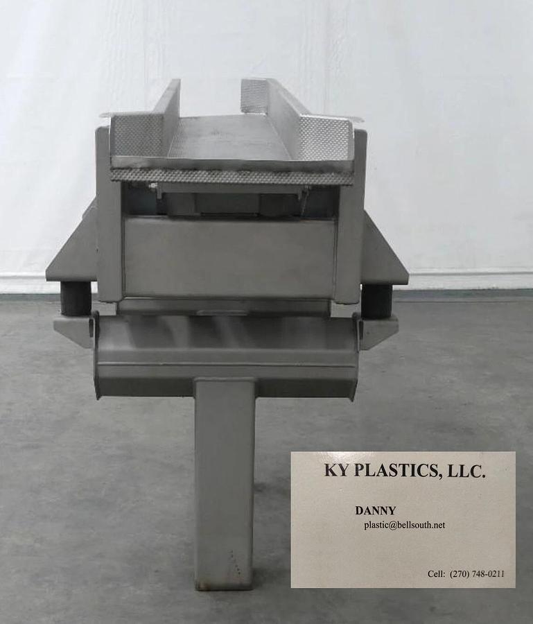 Used 🔥 KEY 60" X 12" STAINLESS STEEL VIBRATORY FLOW CONVEYOR OSCILLATING SHAKER 240V