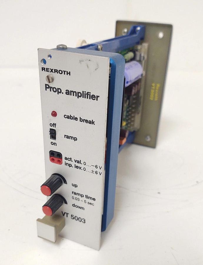 Used Rexroth VT 5003 Proportional  Amplifier Valve Driver Module  with Card Slot Rack