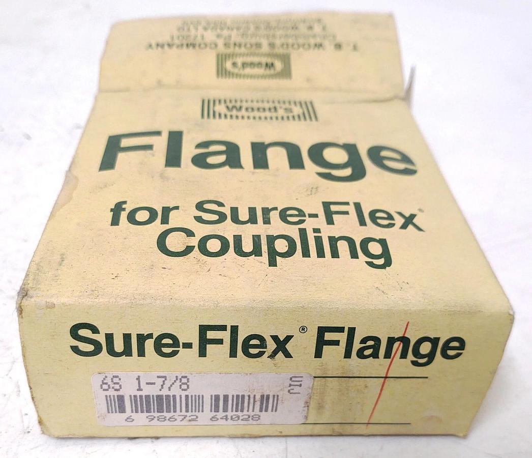 🔥 (NOS) TB Woods 6S Sure-Flex Flange Coupling 1-7/8" 69867264020