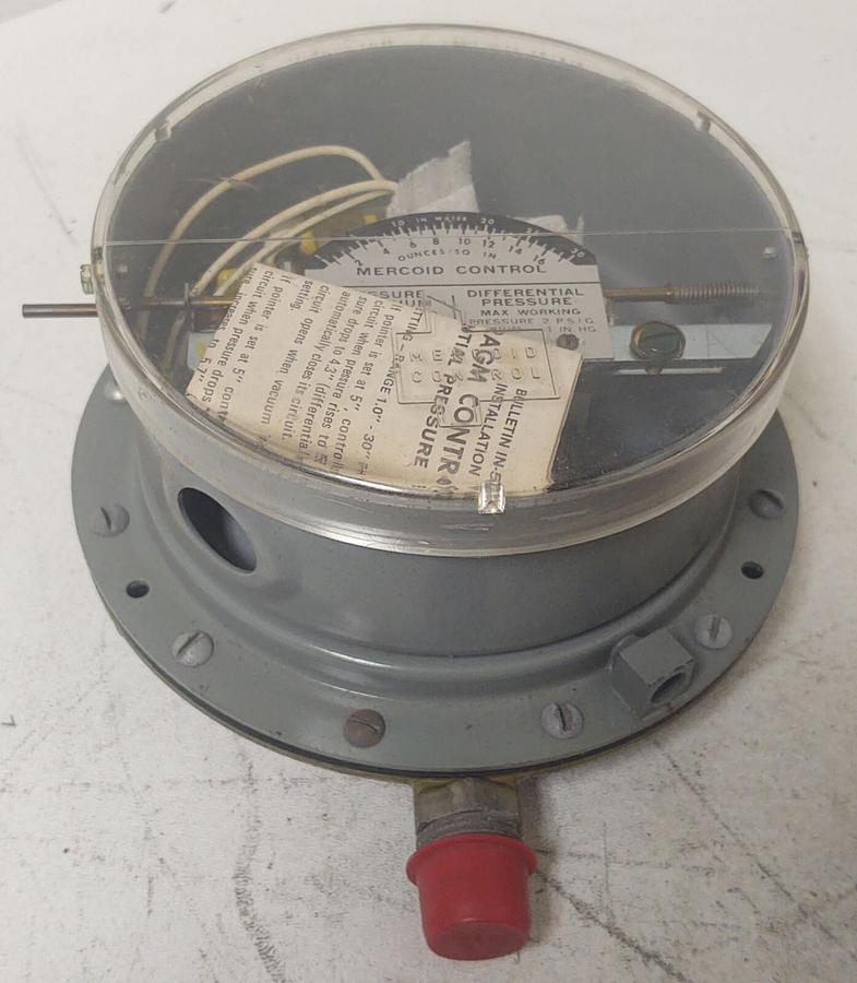 🔥NOS Mercoid Vacuum or Pressure Differential Switch PR-2-P1