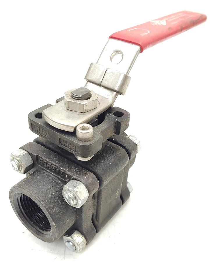🔥 NEW KF Contromatics 1" NPT WCB Ball Valve 7A5300 ZA5269
