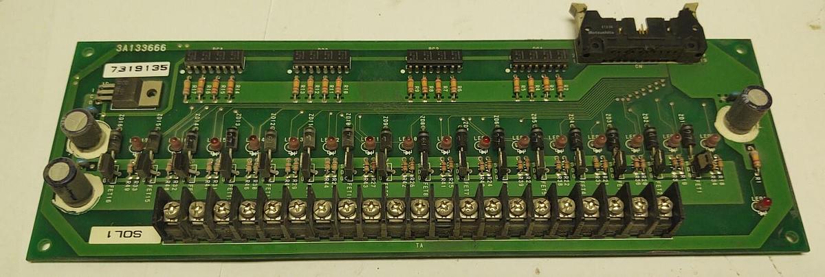 Used MITSUBISHI Circuit Board 3A133666 7319135 MJ2 Molding Machine
