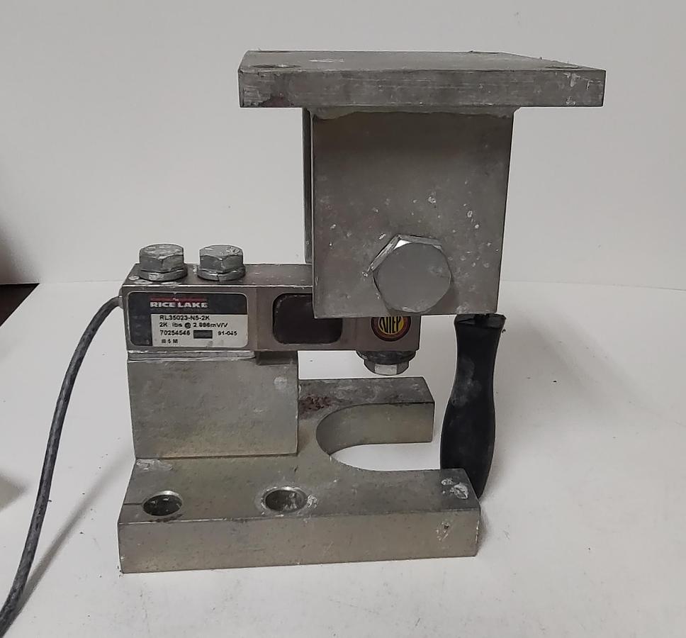 Used QTY 7 - Rice Lake Load Cells for Hopper 2000 LBS With Feet RL35023-N5-2K