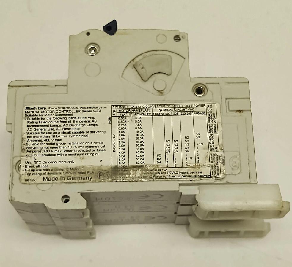 Used 3G10UM ABL Sursum G10 480/277V  10A 3 Pole Circuit Breaker DIN Rail