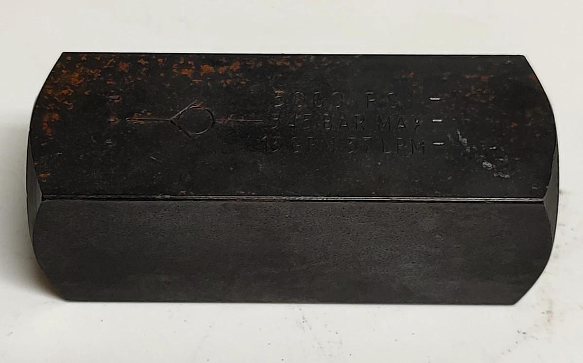 Used 🔥Parker Hannifin 1/2"FNPT 5000PSI Hydraulic Check Valve C800S