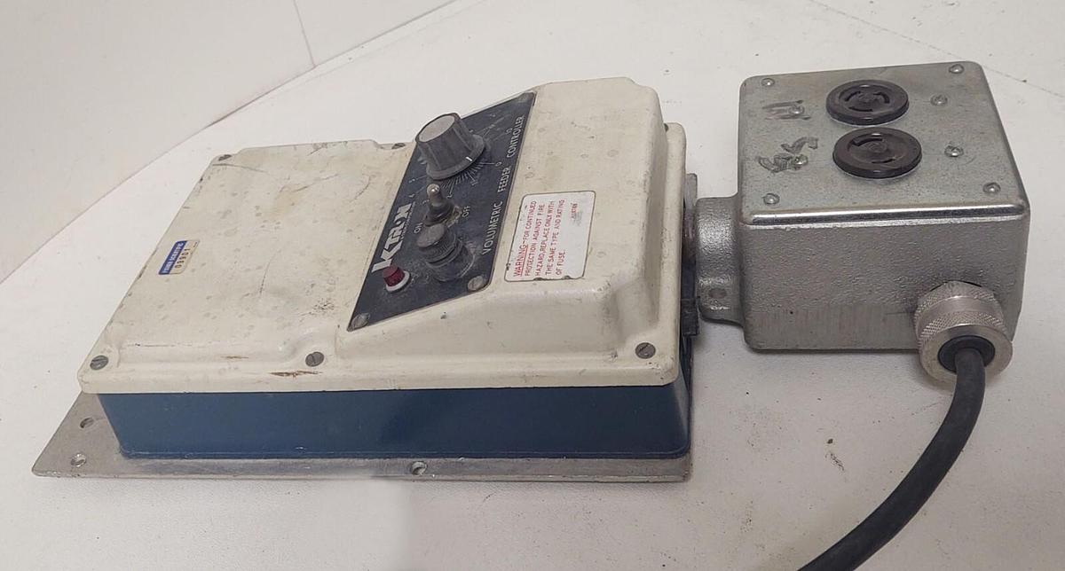 Used 🔥KTRON 0-90 DC Motor Drive 115 VAC Volumetric Feeder Controller 2501-00001