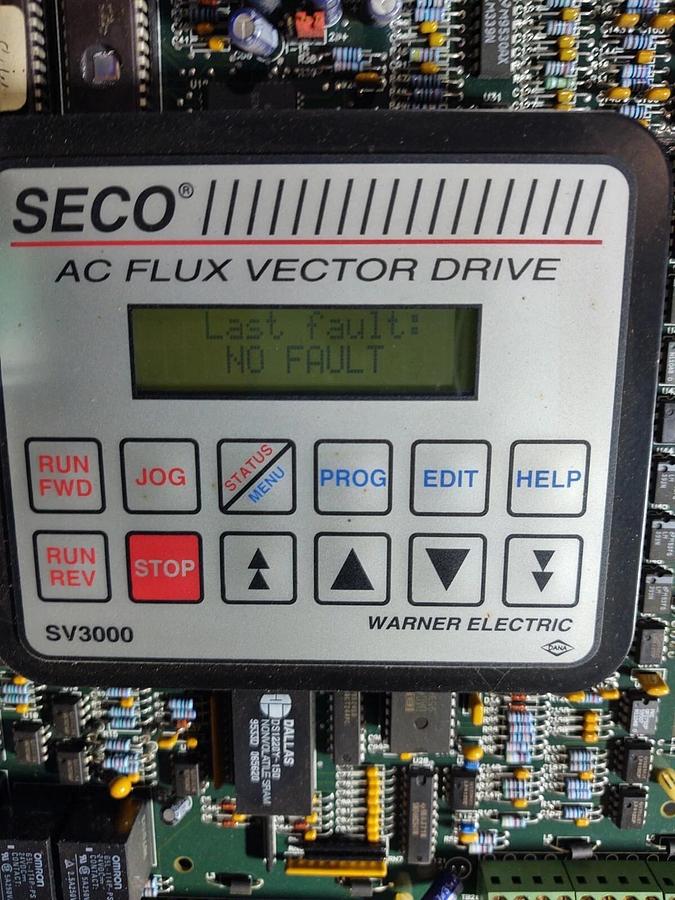 Used POWER MISER SECO SV3000 AC FLUX VECTOR VFD 50HP AC DRIVE 480V 3PHASE TESTED