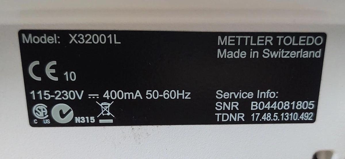 Used 🔥#2 Mettler Toledo X32001L Precision Balance Scale No Head Unit 32100g x 0.1g