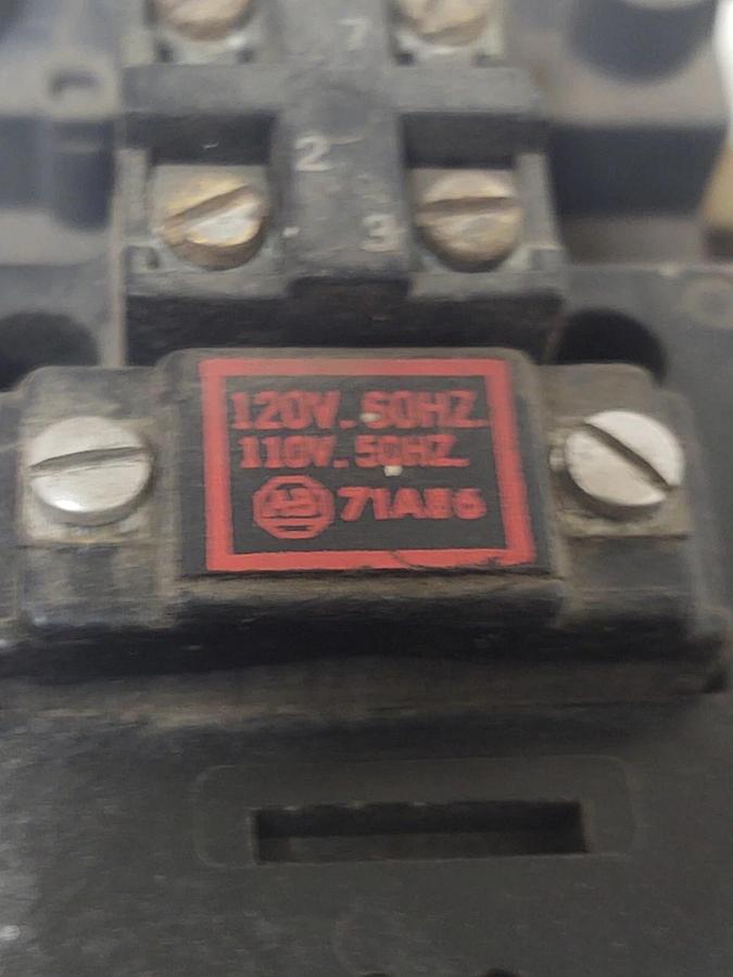 Used 🔥 TESTED ALLEN BRADLEY 705-B0D 103 SER K SIZE 1 REVERSING CONTACTOR 120V COILS