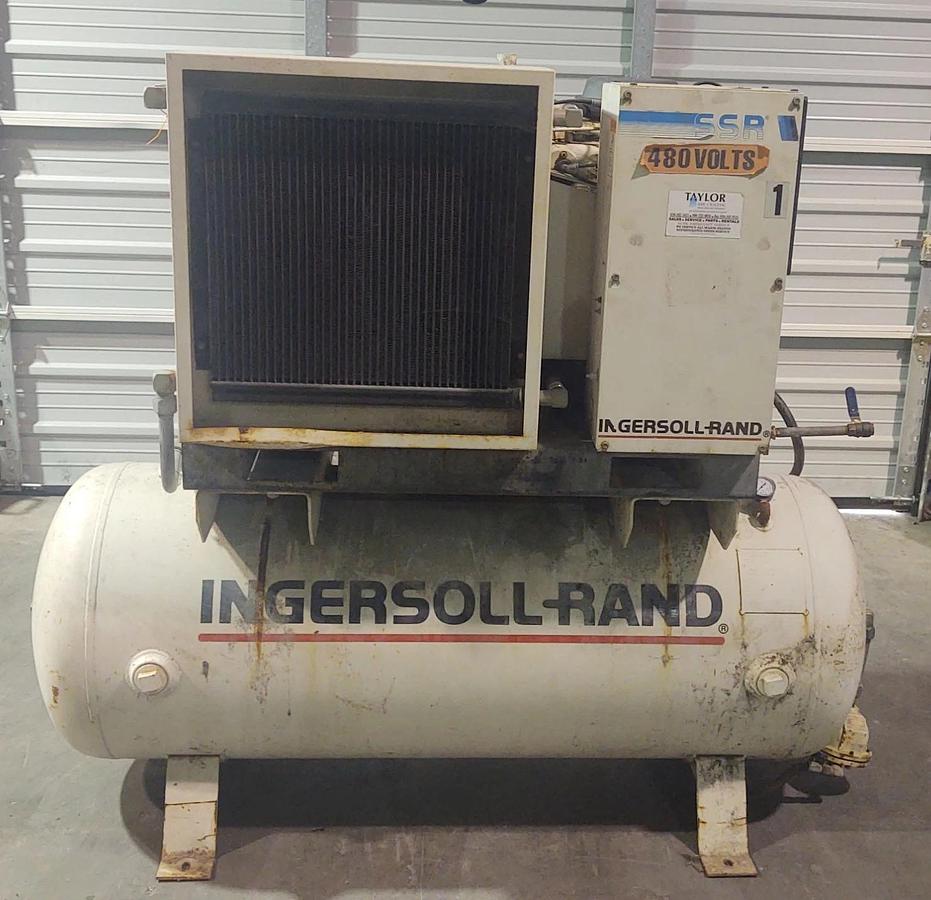 Used 🔥(Working) U25HE-SP Ingersoll Rand Air Compressor 17000HR 480V 25HP 100CFM