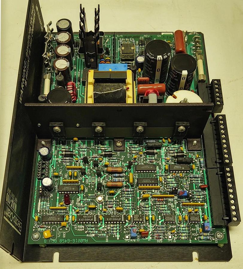 Used 🔥Electro-Craft Max-100 115V PWM SERVO DRIVE, 9078-0121, Reliance Electric Rev E