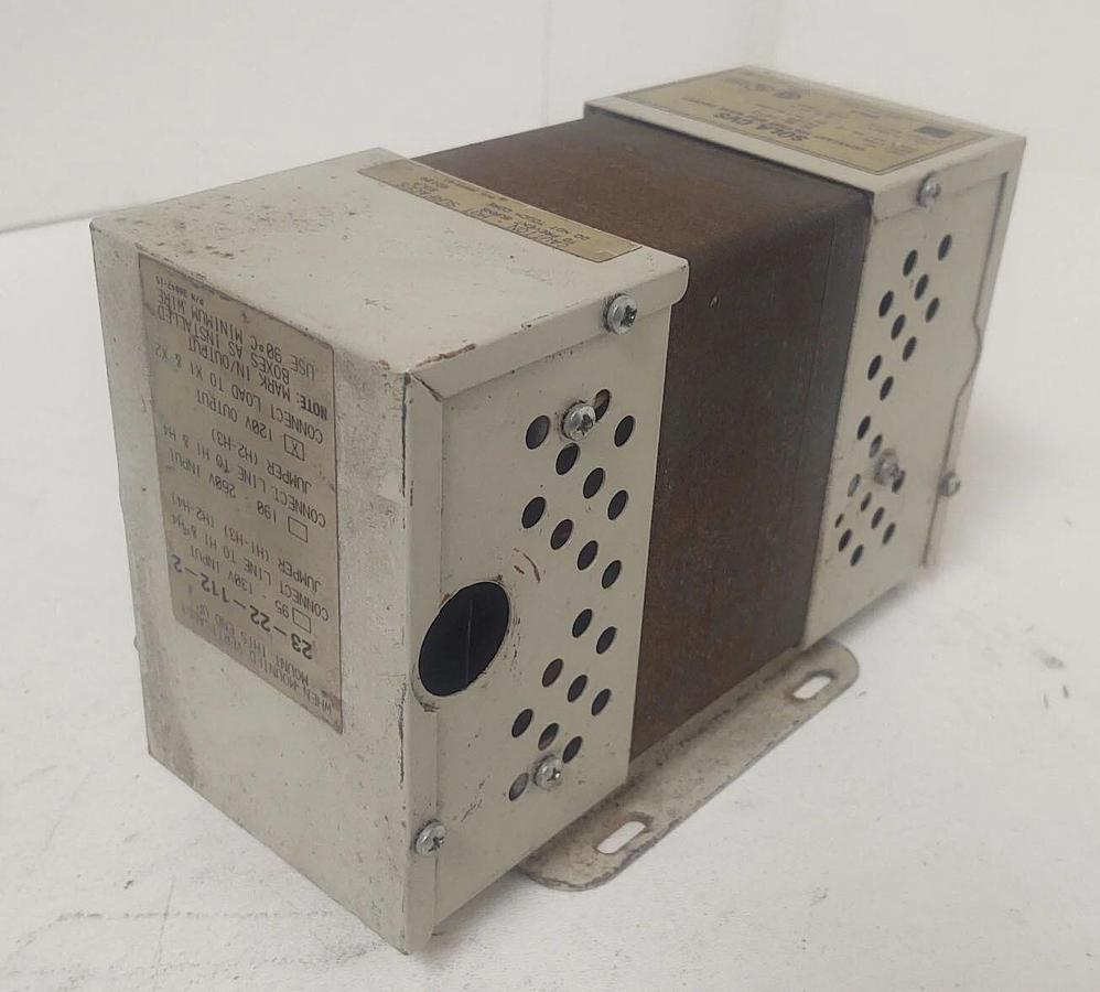 Used 🔥 Sola 23-22-112-2 Constant Voltage Sine Transformer CVS 120 VA