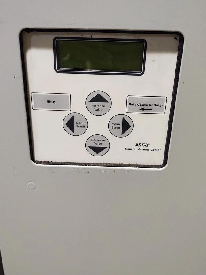 Used 🔥 ASCO 7000 Series Automatic Transfer Switch, 600A, 4 Wire, 480V, 3ph CLEAN