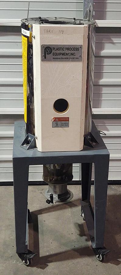 Used 🔥PPE Drying Hopper with Cart Plastic Process Equipment #2