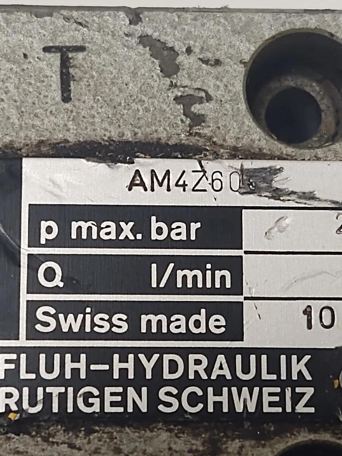 Used 🔥WANDFLUH AM4Z60 HYDRAULIK VALVE