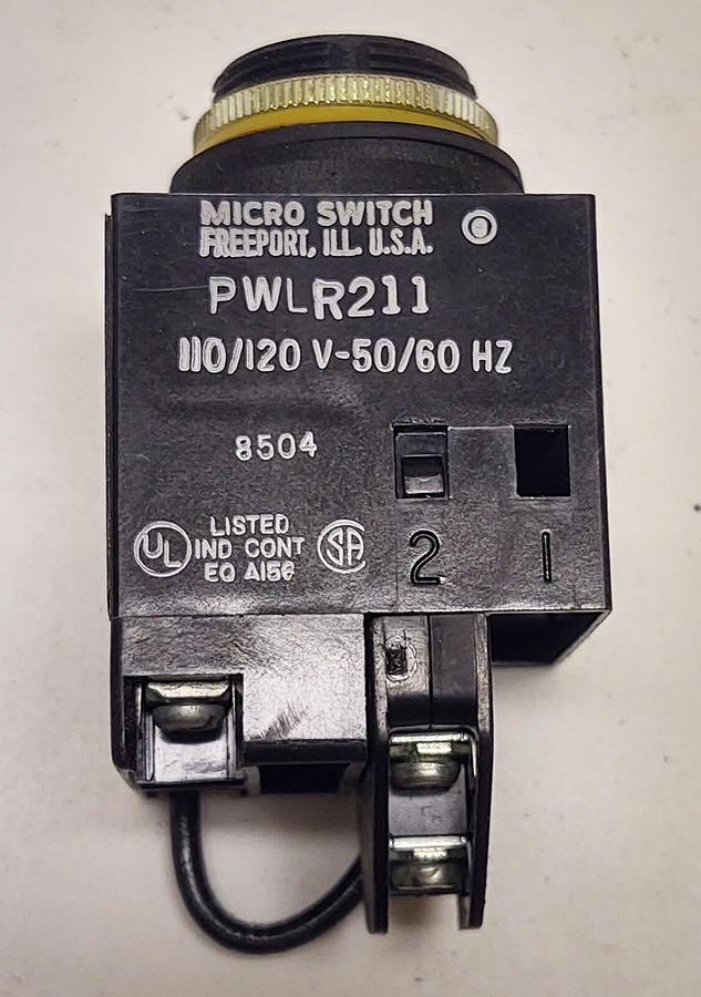 NEW HONEYWELL MICROSWITCH PWLR211 PILOT INDICATING LIGHT without LENS 110/120 V
