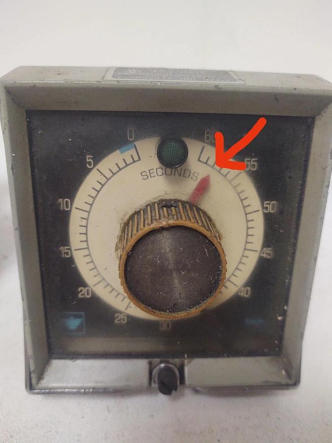 Used 🔥 EAGLE SIGNAL Timers 120V 5 Sec / 60 Sec Parts Only Untested Flex Cycle