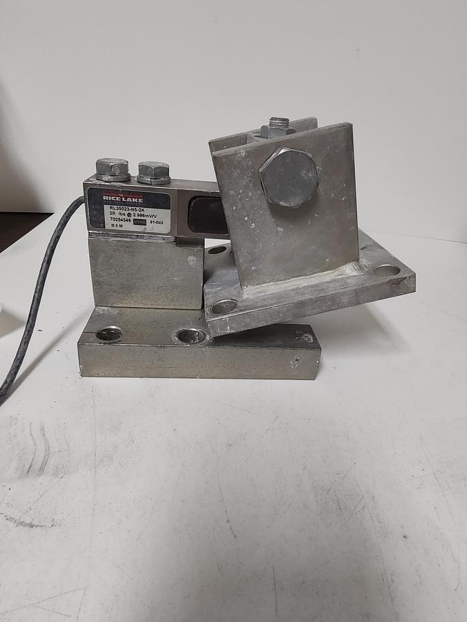 Used QTY 7 - Rice Lake Load Cells for Hopper 2000 LBS With Feet RL35023-N5-2K