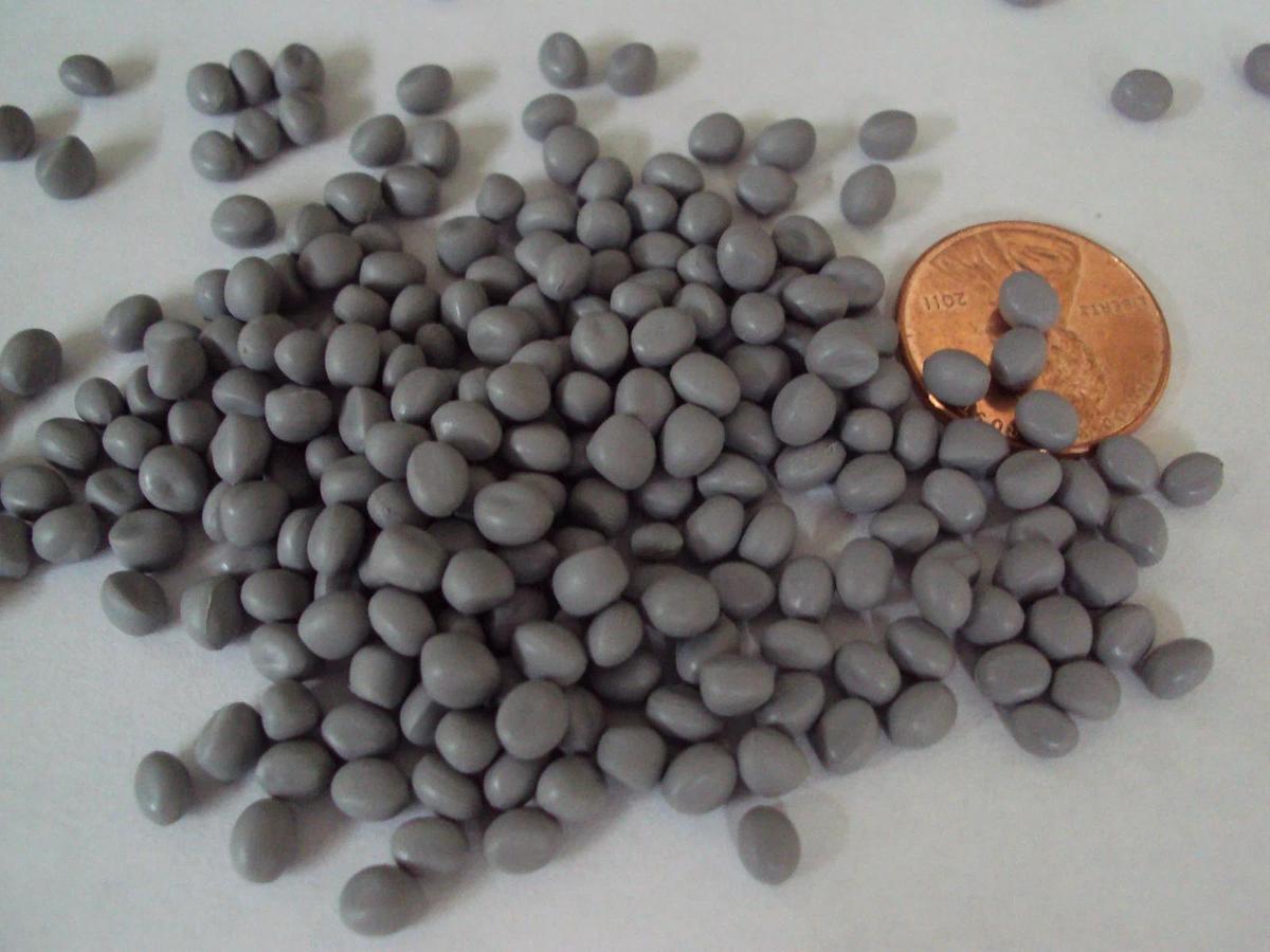 TPO CF 10% Calcium Virgin Plastic Pellets 50 Lbs Grey Resin Material Gray