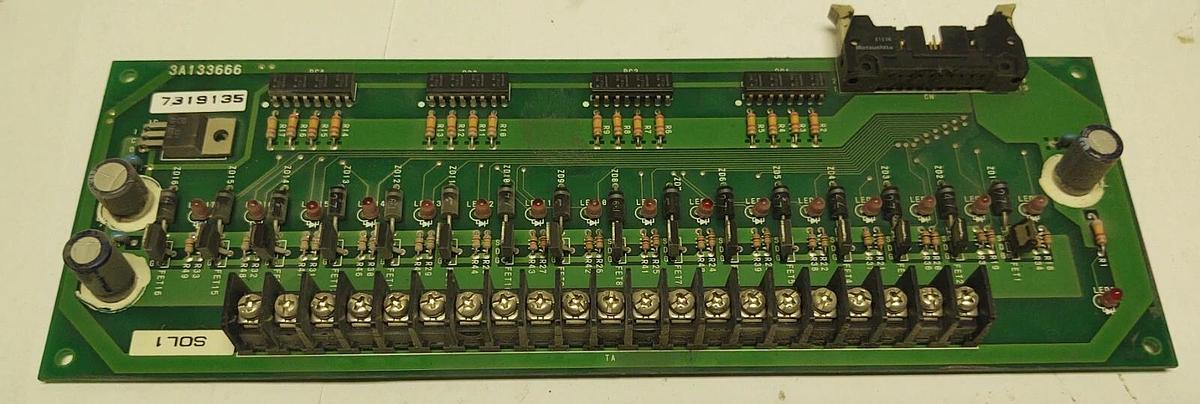 Used MITSUBISHI Circuit Board 3A133666 7319135 MJ2 Molding Machine