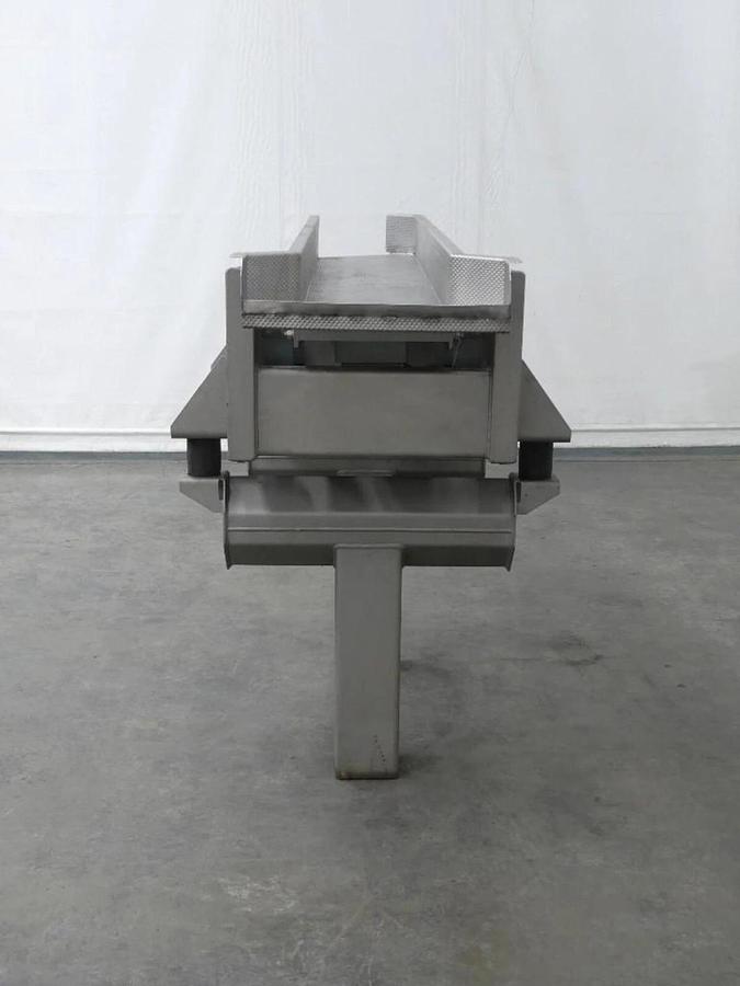 Used 🔥 KEY 60" X 12" STAINLESS STEEL VIBRATORY FLOW CONVEYOR OSCILLATING SHAKER 240V