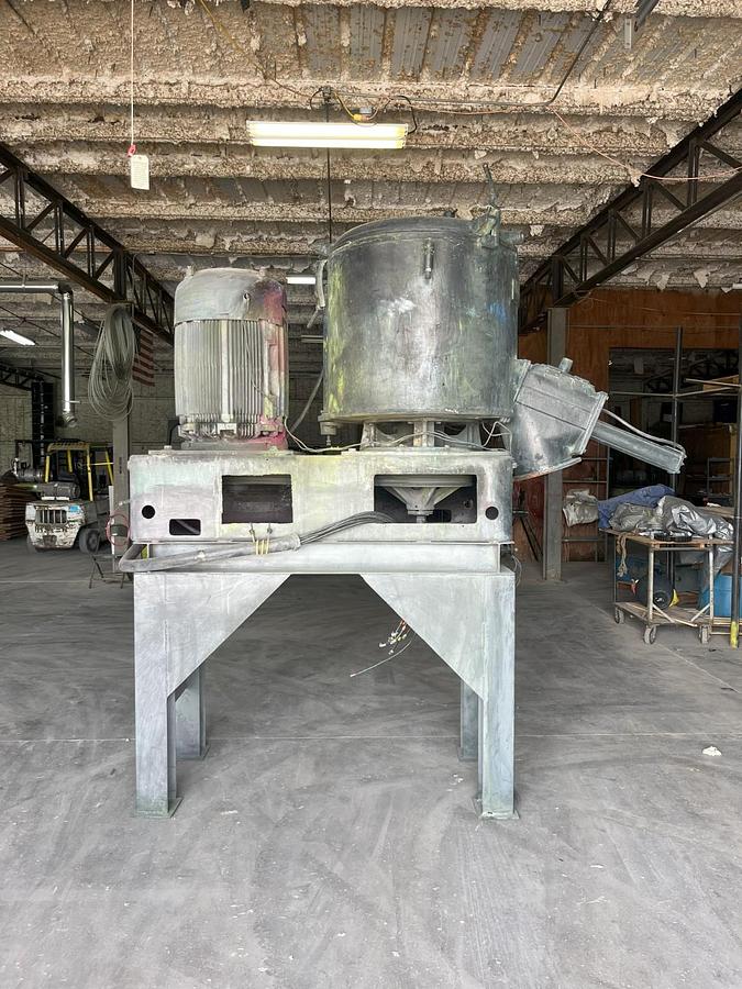 Used Henschel FM500 High Intensity Blender 500 Liter 100 hp with mezzanine stand