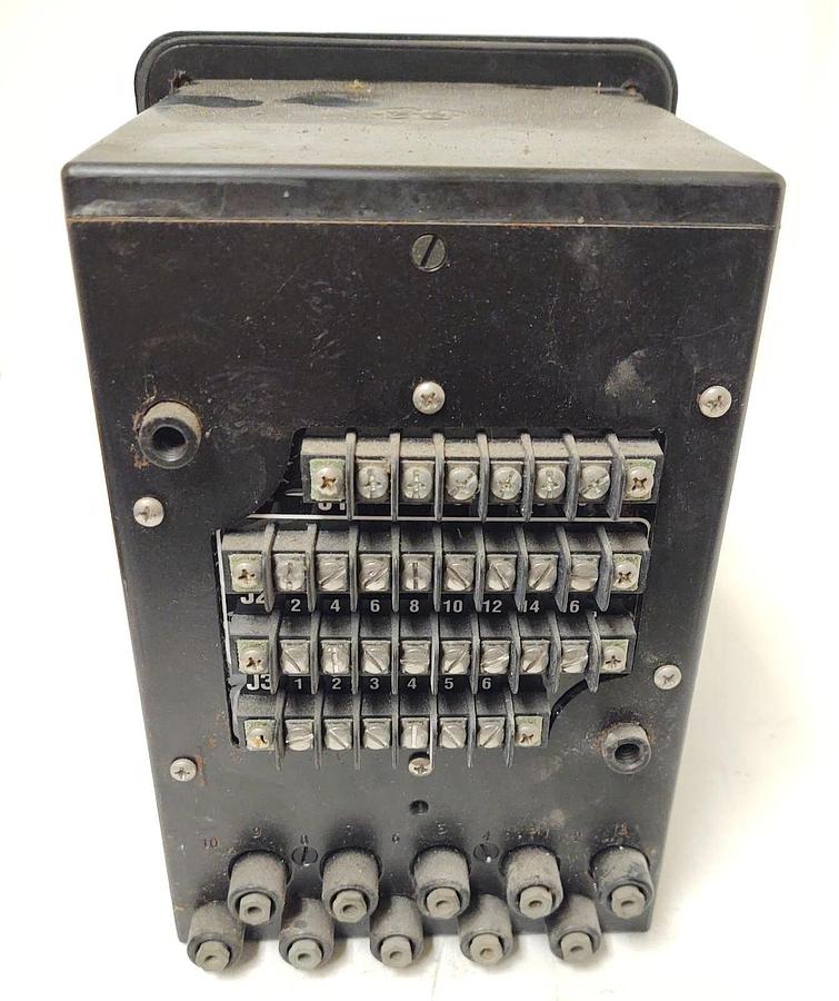 Used GE KV 21389584 MULTIFUNCTION ELECTRIC METER w/ CASE