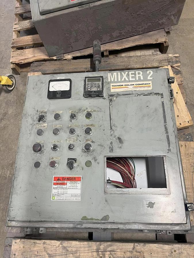 Used Henschel FM500 High Intensity Blender 500 Liter 100 hp with mezzanine stand