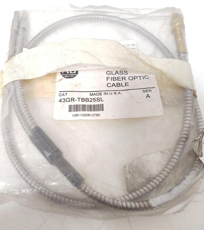 🔥Allen Bradley Glass Fiber Optic Cable 43GR-TBB25SL