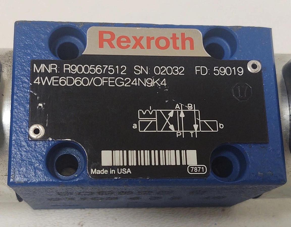 🔥NEW Rexroth Hydraulic Valve 4WE6D60/0FEG24N9K4 24V Coil