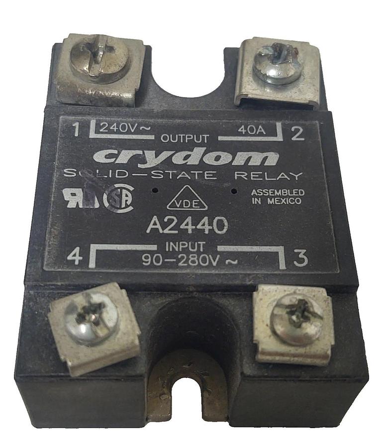 Used 🔥Crydom SSR A2440 Solid State Relay 240VAC 40A