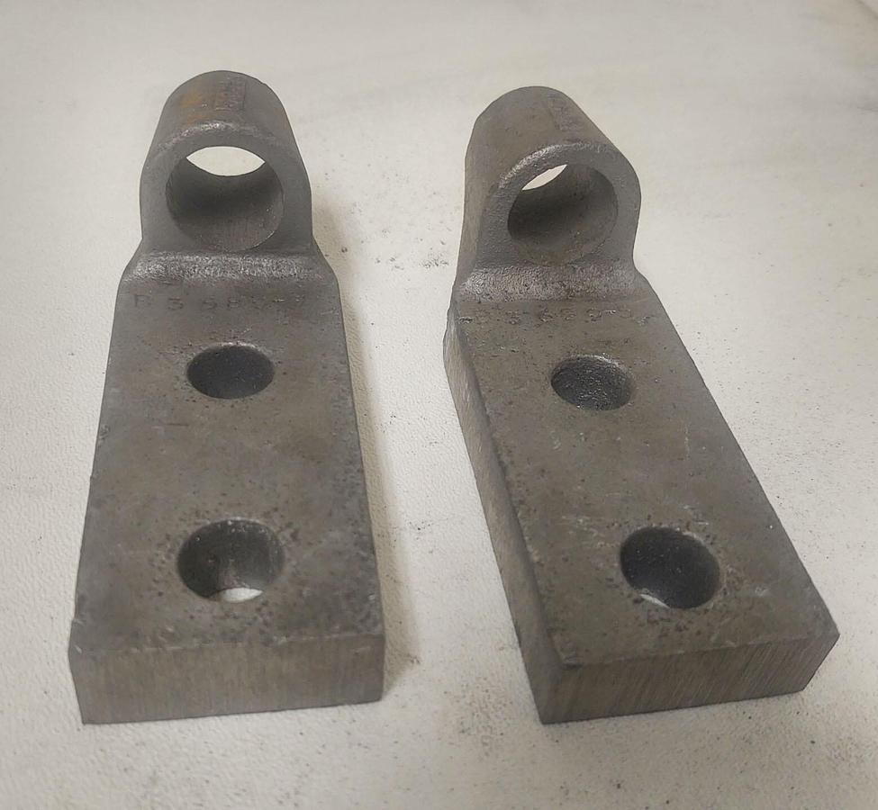 🔥(2 PCS Lot) ALCOA 1523  B3689-5 CABLE CONNECTOR ALUMINUM HEAVY GAUGE