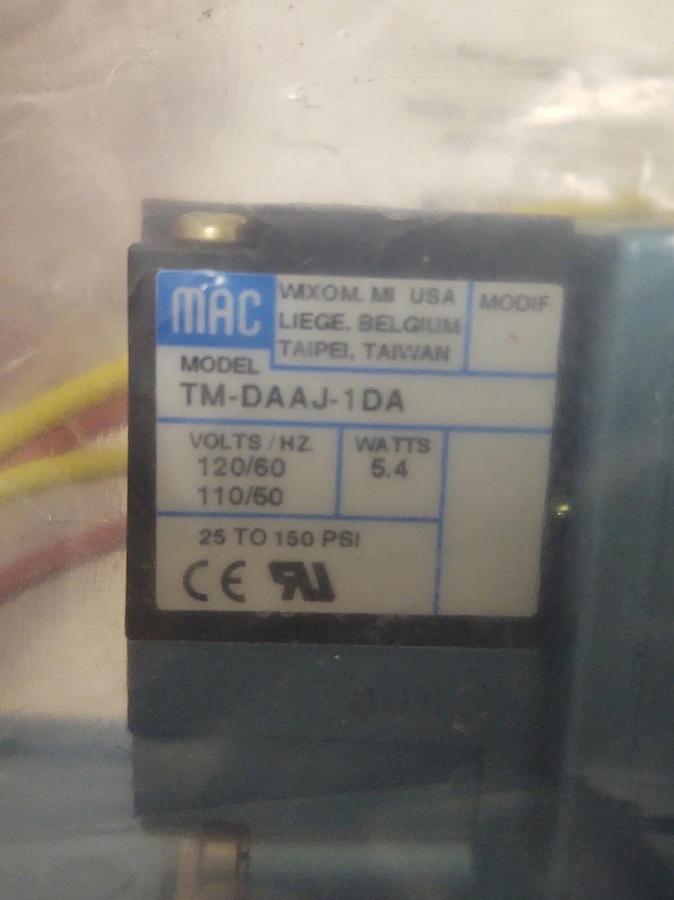 🔥MAC Air Valve 82A-GC-CKA-TM-DAAP-1DA, 120V Coil TM-DAAJ-1DA