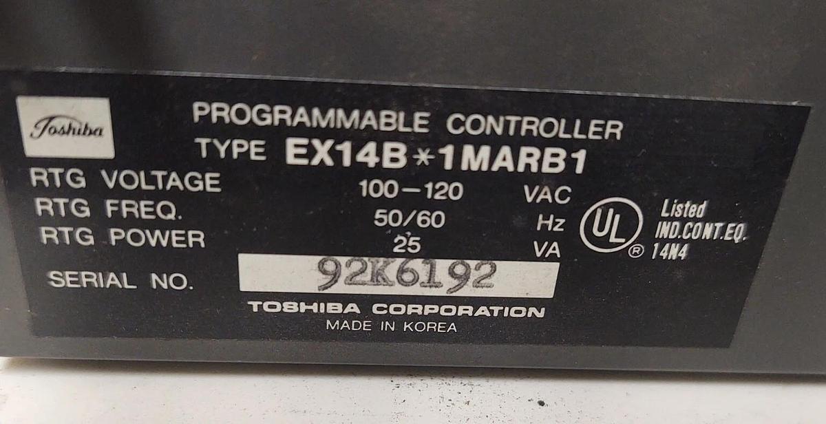 Used 🔥TOSHIBA EX SERIES EX 14B -1MDRB1 PROGRAMMABLE CONTROLLER