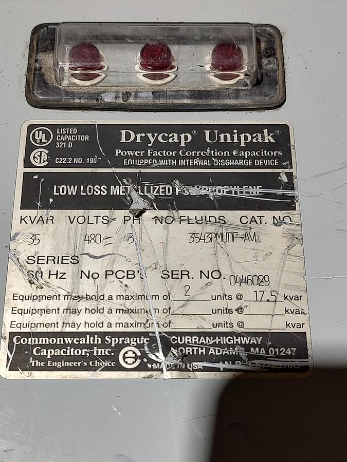 Used DRYCAP UNIPAK 3545PMUDF-AVL