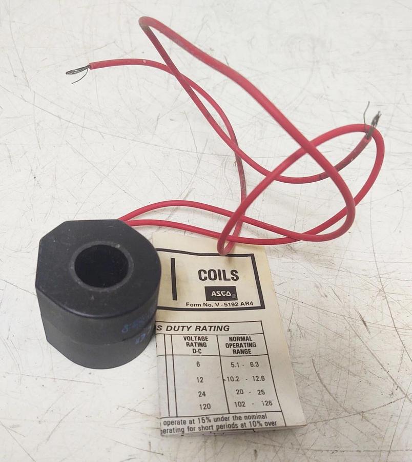 🔥 NOS Asco 099257-005-D Red-Hat Solenoid Coil 120VAC