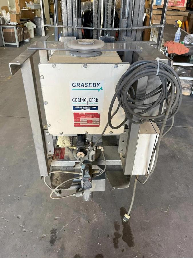 Used Graseby Goring Kerr Gravity flow through 3" Metal Detector DSP-2S Drop 402c-3