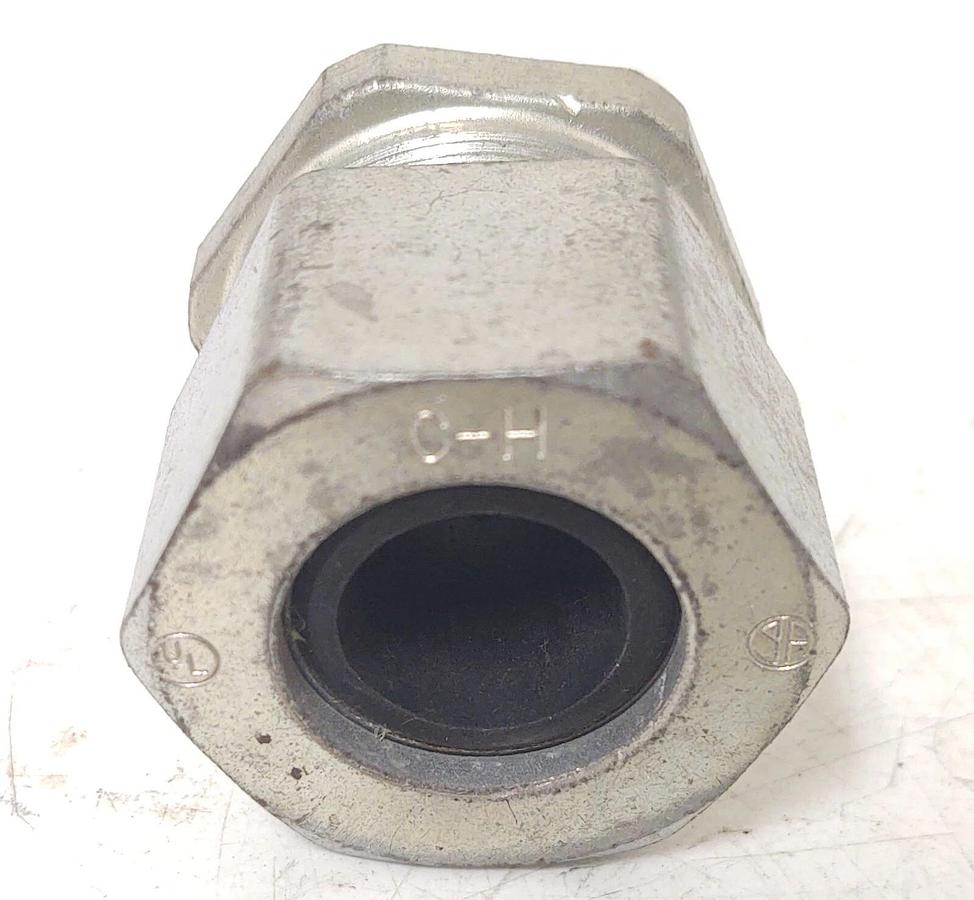 🔥 (NEW) Crouse Hinds Panel Mount Cord Grip, 3/4" NPT Male, Rubber Gland 3/4" ID