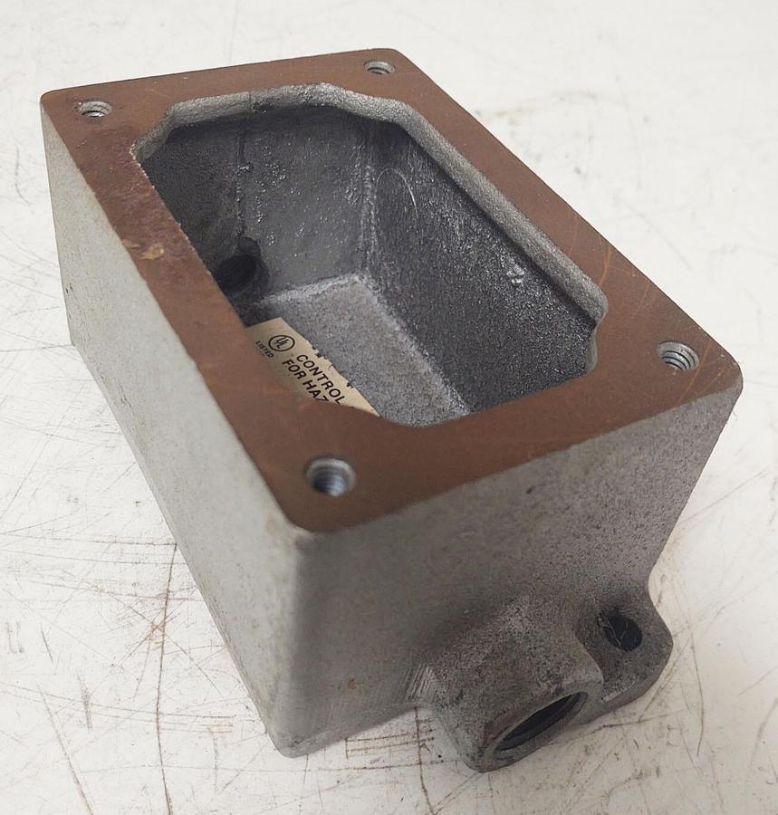 🔥(NOS) CAST IRON CROUSE-HINDS EDSC171 EXPLOSION-PROOF SINGLE GANG BODY 1/2"