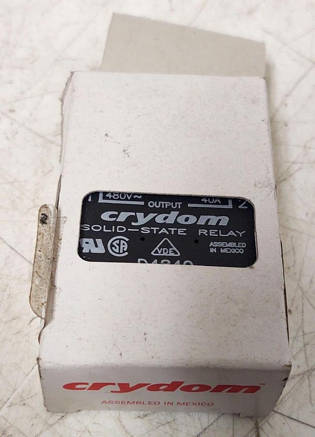 🔥NEW CRYDOM D4840 SOLID STATE RELAY 480VAC 40A 4-32VDC