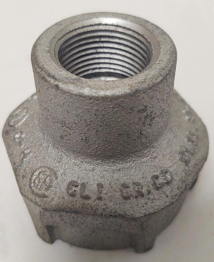 🔥NEW REC52 Crouse-Hinds (3/4" x 1-1/2") Iron Conduit Bell Reducer Bushing