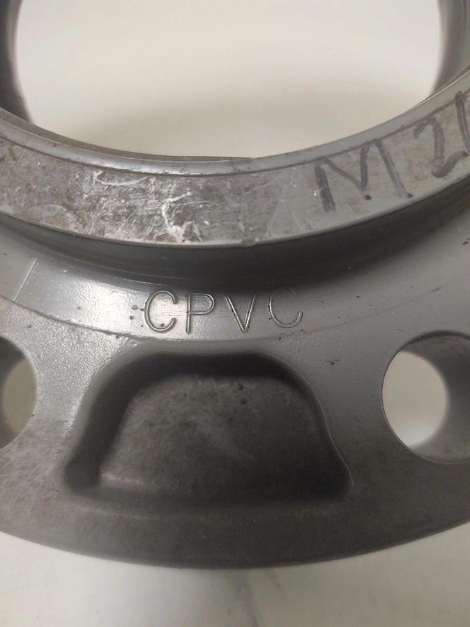🔥 NOS 4" Spigot Flange Sch 80 CPVC 8 Hole