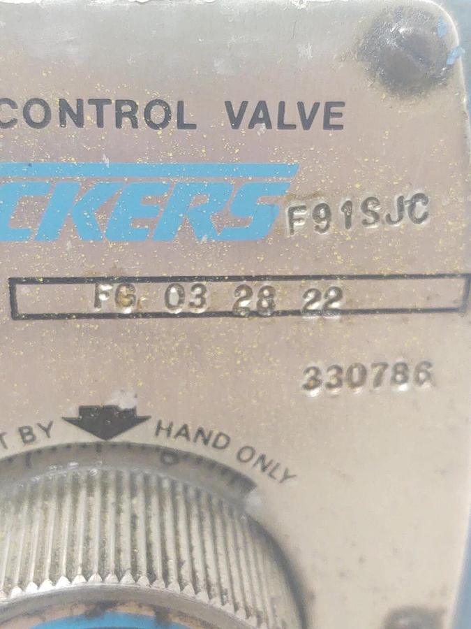 Used 🔥 Vickers Hydraulic Flow Control Valve FG032822