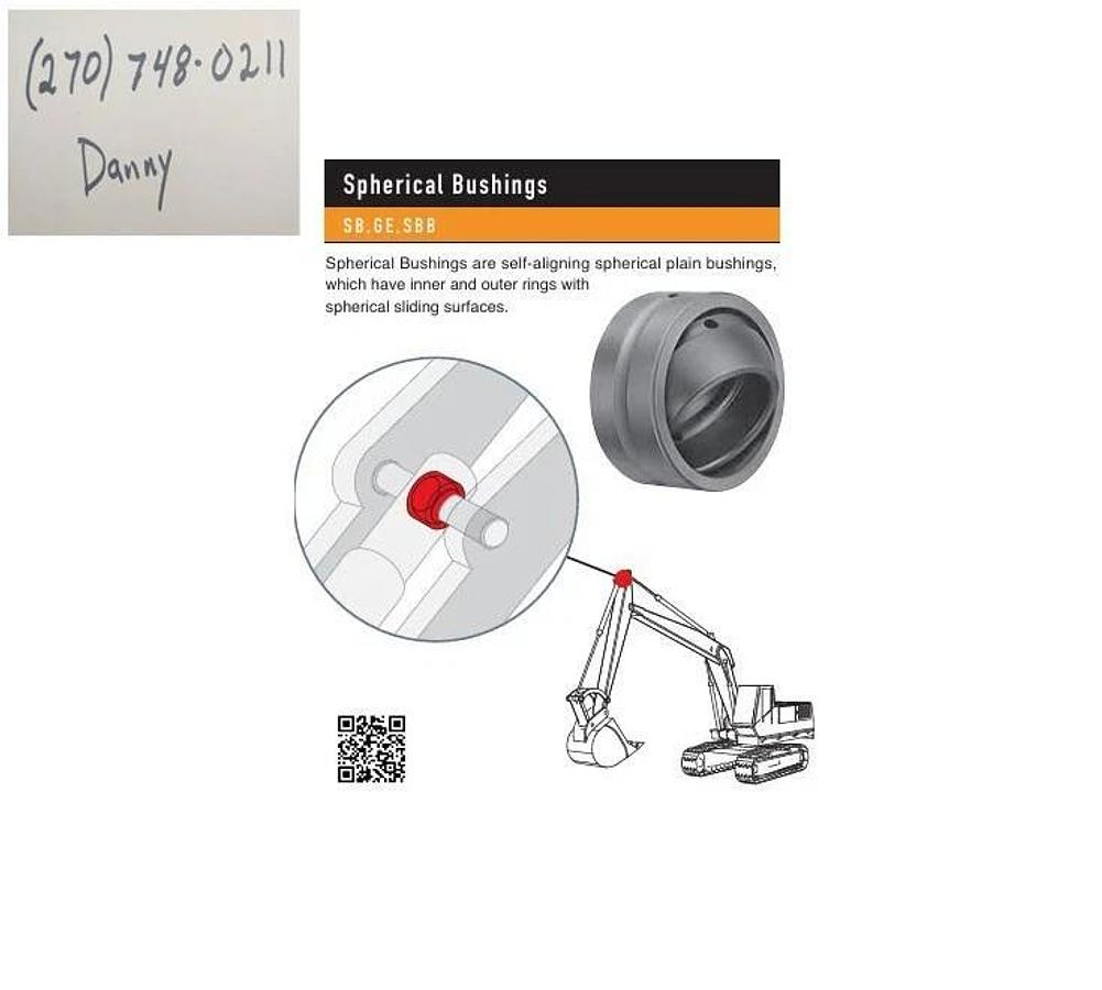 🔥 Large IKO SB180-155E02 Steel-On-Steel Spherical Bushings 2950728 Nippon Japan