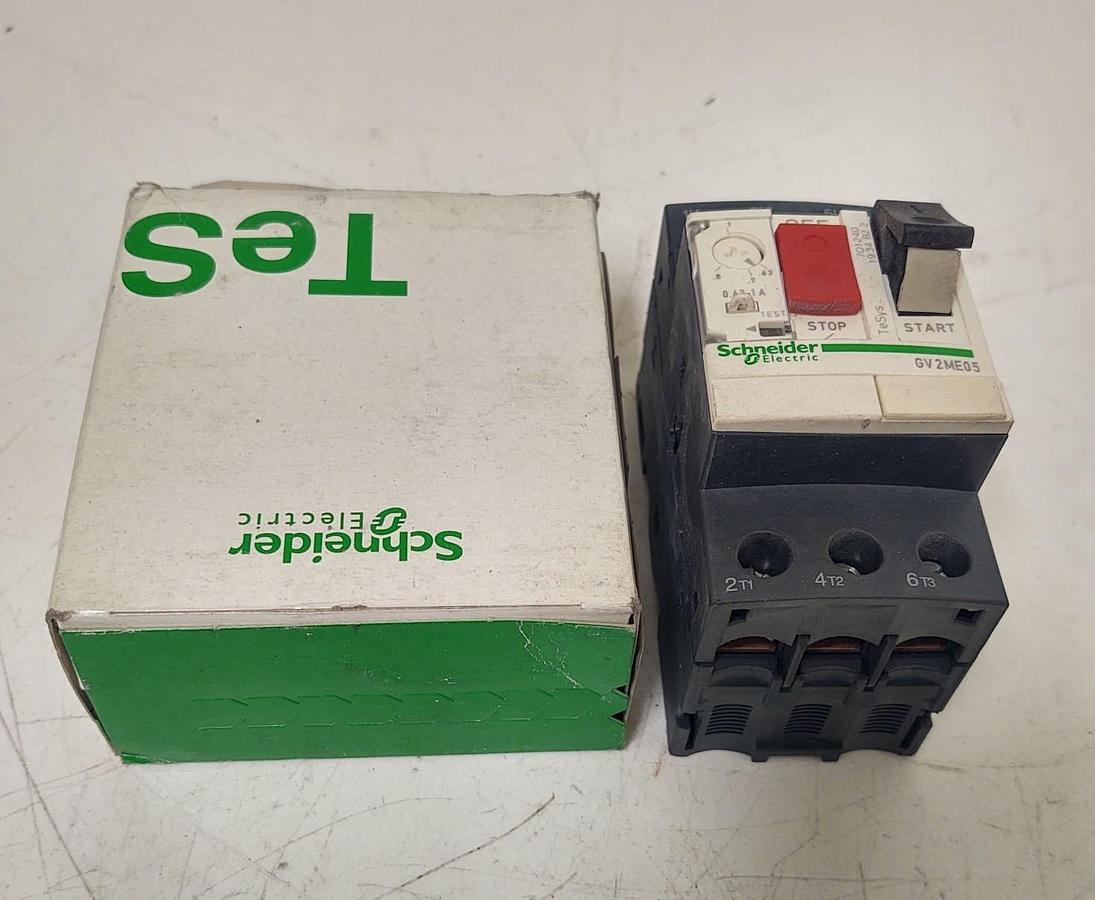 🔥NEW Schneider Electric GV2ME05 Motor Circuit Breaker 0.63-1A 3P