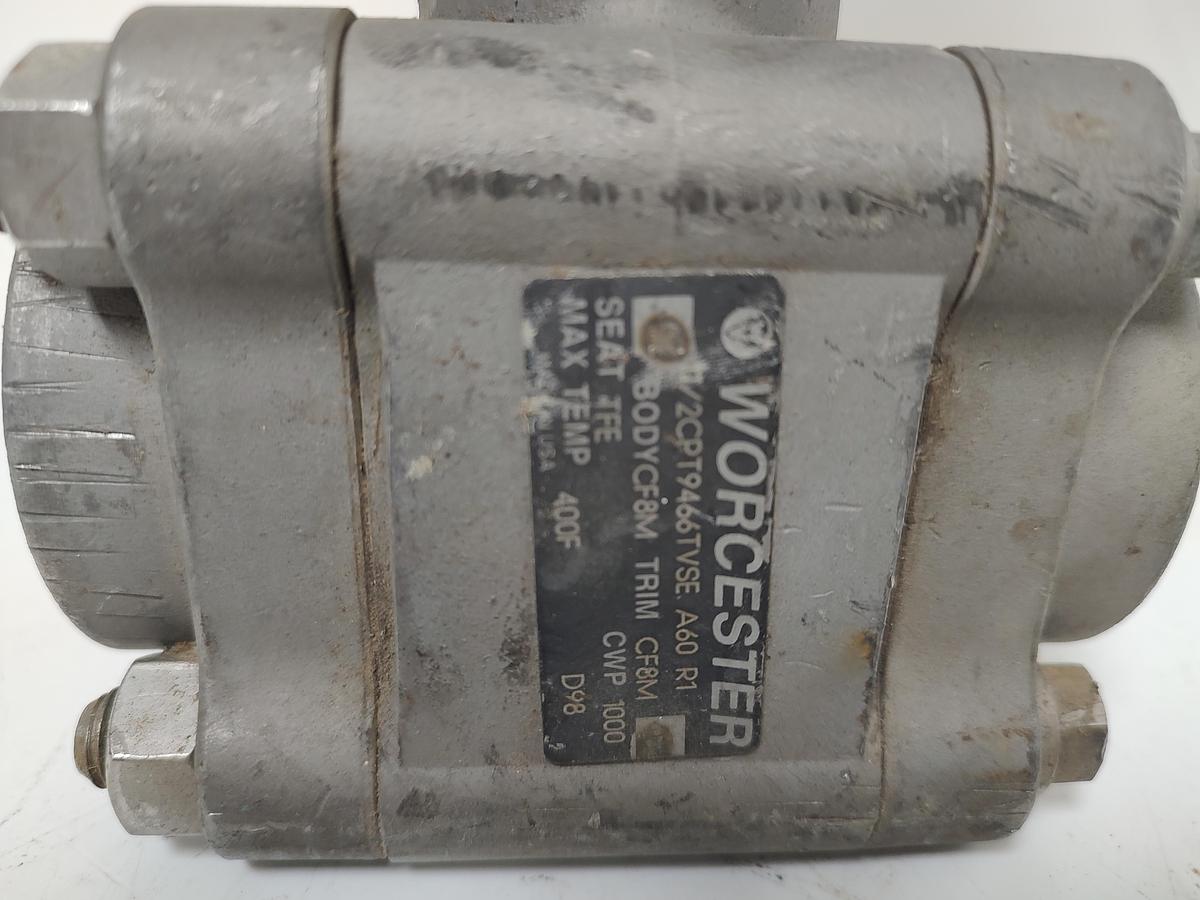 Used Worcester Valve CF8M Actuator Series 39 PULSAIR 90SM2P4