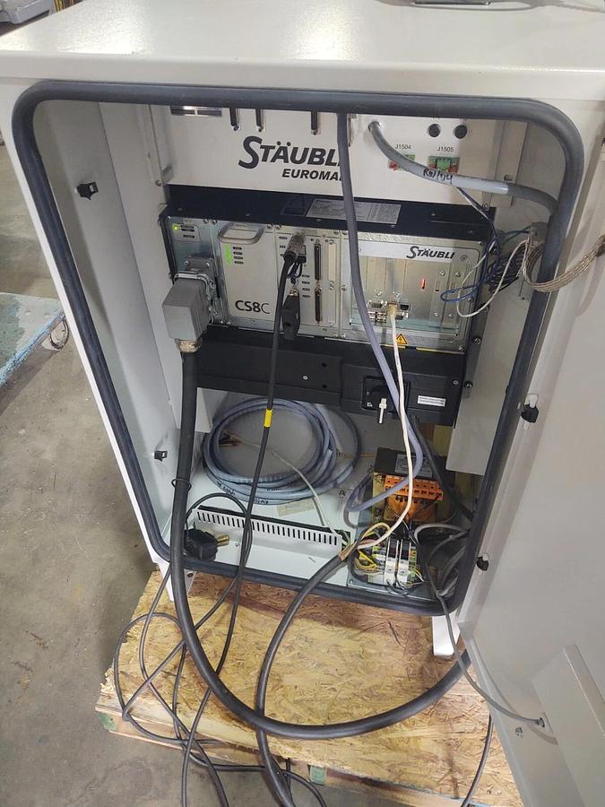 Used 🔥 Clean Working STAUBLI TX40 Robot 6 Axis, CS8C Controller, Euromap 67, 480V