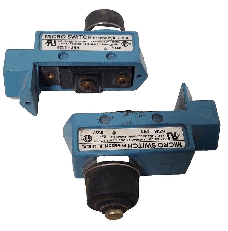 Used 🔥QTY 2 - HONEYWELL MICRO SWITCH BZV6-2RN2